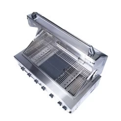 SANTOS Free P-610 Einbaugrill, Edelstahl, Inkl. Gussplatte Und Drehspieß -Warmes BBQ-Restaurant 430105a620a6784ee6ba9226e2aa4dce