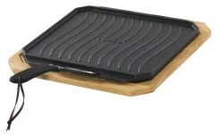 Cozze Gusseisenpfanne Mit Bambus Servierbrett, 33x33 Cm 10 Cozze Gusseisenpfanne Mit Bambus Servierbrett, 33x33 Cm -Warmes BBQ-Restaurant 46401z0jpsx4okcvfj