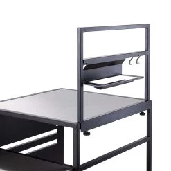 One Minute Kitchen Küchenrollenhalter, Schwarz -Warmes BBQ-Restaurant 48f93a079f4cb0d5dddee67320bfee10