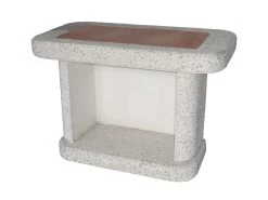 Beistelltisch Für Grillkamin SIESTA Weiß