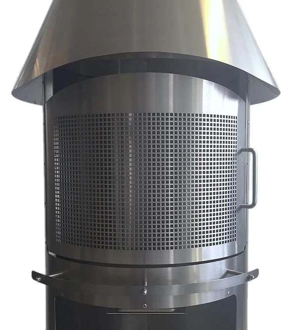 Funkenschutz-Tür Firestar 650 Grillkamin, Edelstahl 1 Funkenschutz-Tür Firestar 650 Grillkamin, Edelstahl