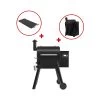 Traeger Pelletgrill PRO D2 575, Schwarz Inkl. Abdeckhaube Und Frontablage