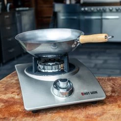 HOT WOK Silver Line 4,5kW - Zündsicherung - Indoor & Outdoor -Warmes BBQ-Restaurant 8834 hot wok silber gaskocher 05 1280x1280