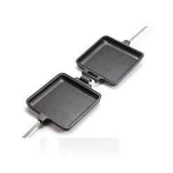 Petromax Sandwicheisen - Gusseisen - Langer Griff - Für Toast, Bagels, Teigtaschen -Warmes BBQ-Restaurant 9830 Petromax Sandwicheisen kurzer stiel gusseisen 2 1280x1280