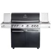 CHEF XL Paket C- Basis Black, 6 Brenner, Backburner, Seitenkocher, Steakzone, BBQ Paket