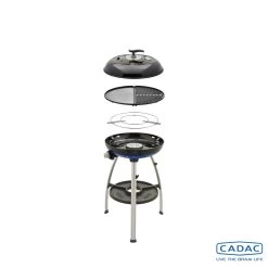 CADAC Carri Chef 50 BBQ / PLANCHA - 30mbar - Mobiler Gasgrill - Grillplatte/Plancha - Deckel -Warmes BBQ-Restaurant CADAC Carri Chef 2 BBQ plancha grill experteUHineOP4mWoGG 1280x1280