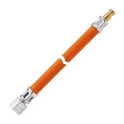 Gasschlauch Gummi 1/4 LH-ÜM Auf Stecknippel - 300cm - Bis -30°C