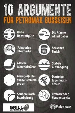 Petromax Feuertopf Ft0.5 - Mit Henkel - Gusstopf - Schmortopf - Mit Füßen - 0,5L -Warmes BBQ-Restaurant Petromax 10argumente grill experteJseQYcykmFCIZ 1280x1280