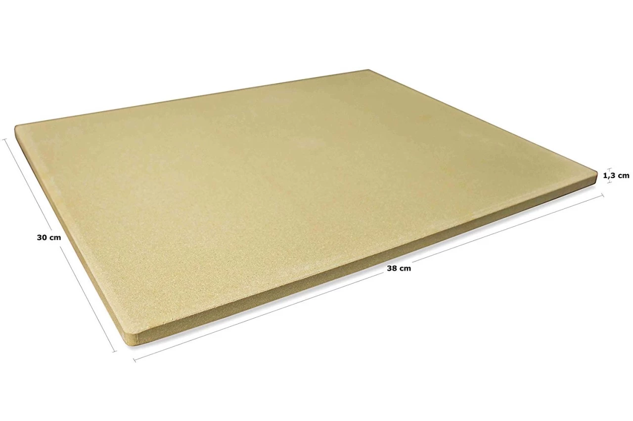 RADOLEO® Pizzastein L Aus Cordierit | Premium Set 3-tlgl | 38x30cm | Inkl. Pizzaroller U. Schieber 3 RADOLEO® Pizzastein L Aus Cordierit | Premium Set 3-tlgl | 38x30cm | Inkl. Pizzaroller U. Schieber – Bild 3