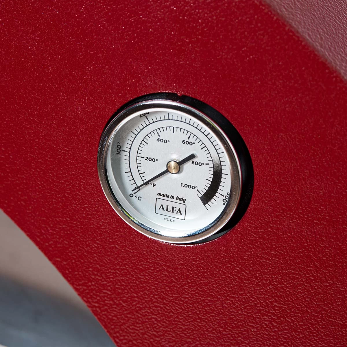 Alfa Forni Hybrid Pizzaofen Moderno 2 Pizze, Antik Rot 5 Alfa Forni Hybrid Pizzaofen Moderno 2 Pizze, Antik Rot – Bild 5