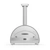 Alfa Forni Pizzaofen Classico 4 Pizze Ohne Stand, Holz, Diamond-Grau