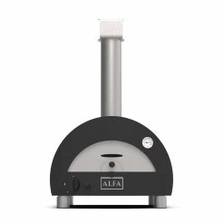 Alfa Forni Pizzaofen Moderno Portable, Gas, Ardesia Grau
