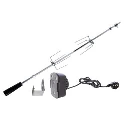 ALLGRILL Grillspieß Mit Motor 230V - L: 63cm - Für Gasgrill Kompakt Und CHEF S