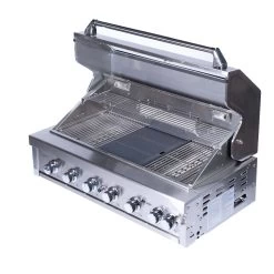 SANTOS Free P-610 Einbaugrill, Edelstahl, Inkl. Gussplatte Und Drehspieß -Warmes BBQ-Restaurant b5b539baa364cdf6108d79b2d400bf89
