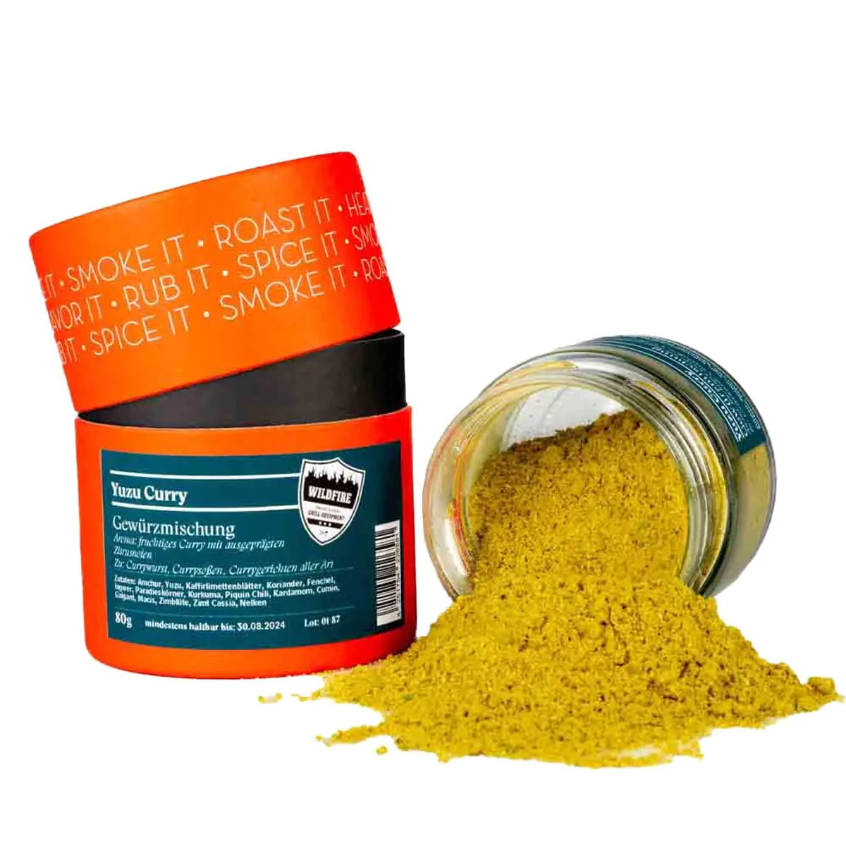 Big Green Egg Wildfire Yuzu Curry Gewürzmischung 80g 1 Big Green Egg Wildfire Yuzu Curry Gewürzmischung 80g