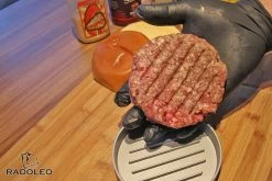 BURGER MANIA SET - Pattypresse, Pattywender, Dollie Sauce Sweet Onion -Warmes BBQ-Restaurant burgerpresse radoleo grill experte radoleo patty fertigWp7gFPosGXkF5 1280x1280