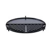 Geteilte Grillplatte BBQ/Plancha Für CADAC SAFARI CHEF 30 (glatt/geriffelt) - D: 30cm - GreenGrill