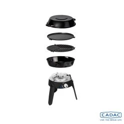 CADAC SAFARI CHEF 30 BBQ LP - 50mBar - Inkl. Topfständer, Grillrost, Grillplatte, Pfanne/Deckel 8 CADAC SAFARI CHEF 30 BBQ LP - 50mBar - Inkl. Topfständer, Grillrost, Grillplatte, Pfanne/Deckel -Warmes BBQ-Restaurant cadac safari chef 2 bbq 1280x1280