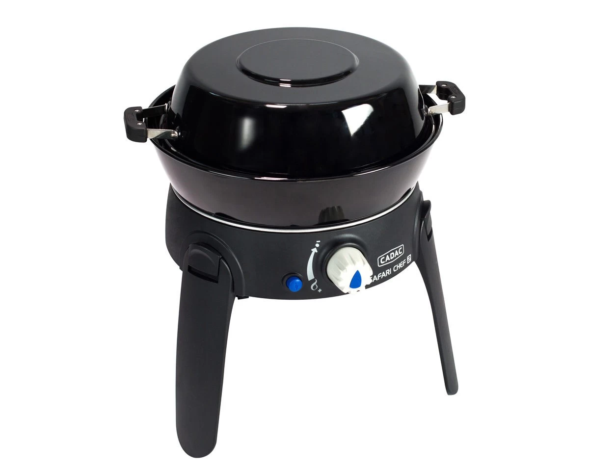 CADAC SAFARI CHEF 30 BBQ2BRAAI Plus- 30mBar - (Topfständer, Grillrost, Grillplatte, Pfanne/Deckel) 6 CADAC SAFARI CHEF 30 BBQ2BRAAI Plus- 30mBar - (Topfständer, Grillrost, Grillplatte, Pfanne/Deckel) – Bild 6