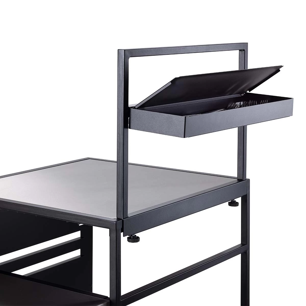 One Minute Kitchen Auflage Mit Klappdeckel, Schwarz 3 One Minute Kitchen Auflage Mit Klappdeckel, Schwarz – Bild 3