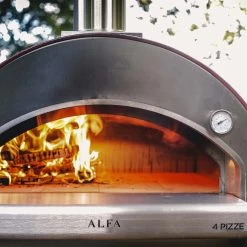 Alfa Forni Pizzaofen 4 Pizze Mit Stand, Holz, Rot -Warmes BBQ-Restaurant d0b236992edcab62763006fd692a6e7f