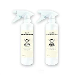 2 X Grillreiniger KLAUS GRILLT - 500ml Sprühflasche - K-CLEAN