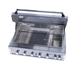SANTOS Free P-610 Einbaugrill, Edelstahl, Inkl. Gussplatte Und Drehspieß -Warmes BBQ-Restaurant e34adeb13e34aadc6285f362330384a3