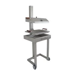 Edelstahlgrill Wamsler LIFTER DELUXE Mit Grillhaube