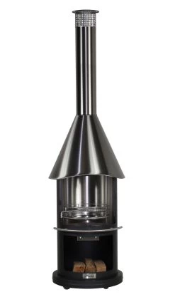 Grillkamin Edelstahl Firestar 650 DESIGN -Warmes BBQ-Restaurant firestar dn 650 design schwarz black 2yfoimrfupg8im