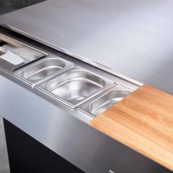 Flammkraft Block M, Lichtgrau -Warmes BBQ-Restaurant flammkraft block m b9c4340a5bcf5e3674667edcd09fa7fa