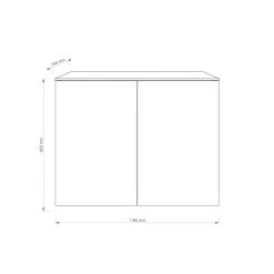 Furnery Außenküche OUT-TWO-Modul, Anthrazit