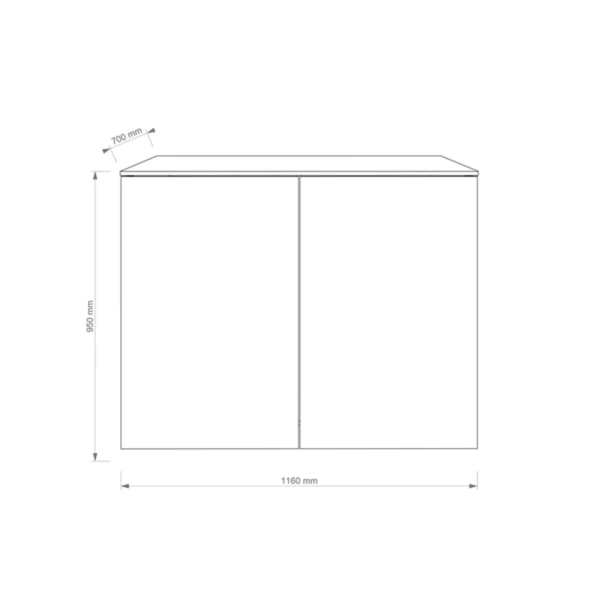 Furnery Außenküche OUT-TWO-Modul, Anthrazit 1 Furnery Außenküche OUT-TWO-Modul, Anthrazit