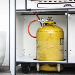 Furnery Außenküche OUT-TWO Mit Ausschnitt Für SANTOS S-410, Weiß -Warmes BBQ-Restaurant furnery out two wei santos d3ada89b43e78a2e6a5b3efc4254faba