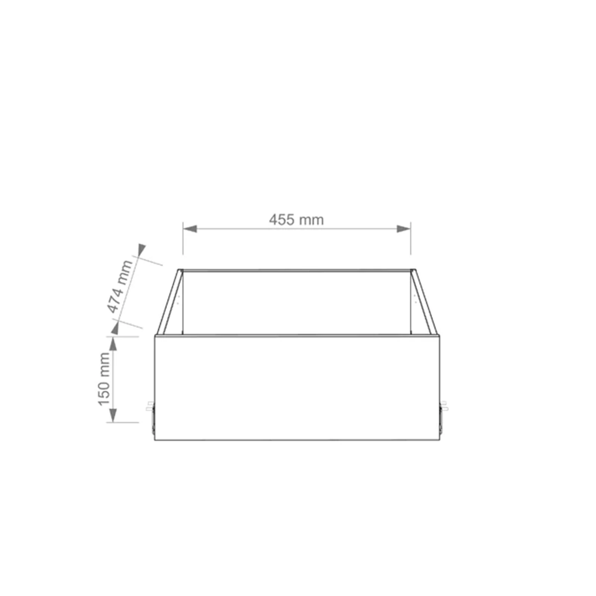 Furnery Schubkasten Anthrazit Für OUT-Module 2 Furnery Schubkasten Anthrazit Für OUT-Module – Bild 2