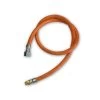 Gasschlauch Mitteldruck Orange - 3 Meter - 6,3x3,5mm, G3/8" LH-ÜM X AG 7/16"x28 UNEF