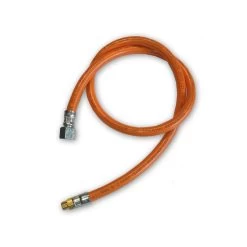 Gasschlauch Mitteldruck Orange - 3 Meter - 6,3x3,5mm, G3/8" LH-ÜM X AG 7/16"x28 UNEF