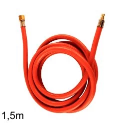 150cm Gasschlauch Für Die Außensteckdose - Schnellkupplung Auf 1/4" Linksgewinde Innen