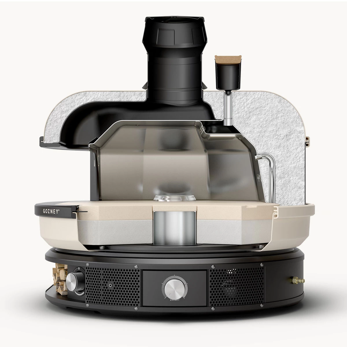 Gozney Dome Dual-Fuel Pizzaofen, Cremeweiß 11 Gozney Dome Dual-Fuel Pizzaofen, Cremeweiß – Bild 11