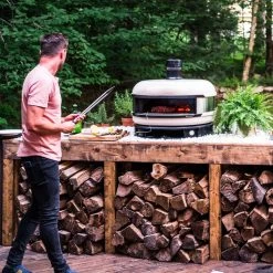 Gozney Dome Dual-Fuel Pizzaofen, Olivgrün -Warmes BBQ-Restaurant gozney dome dual fuel pizzaofen fdb1b4d61810dad22e63273295e8bb30