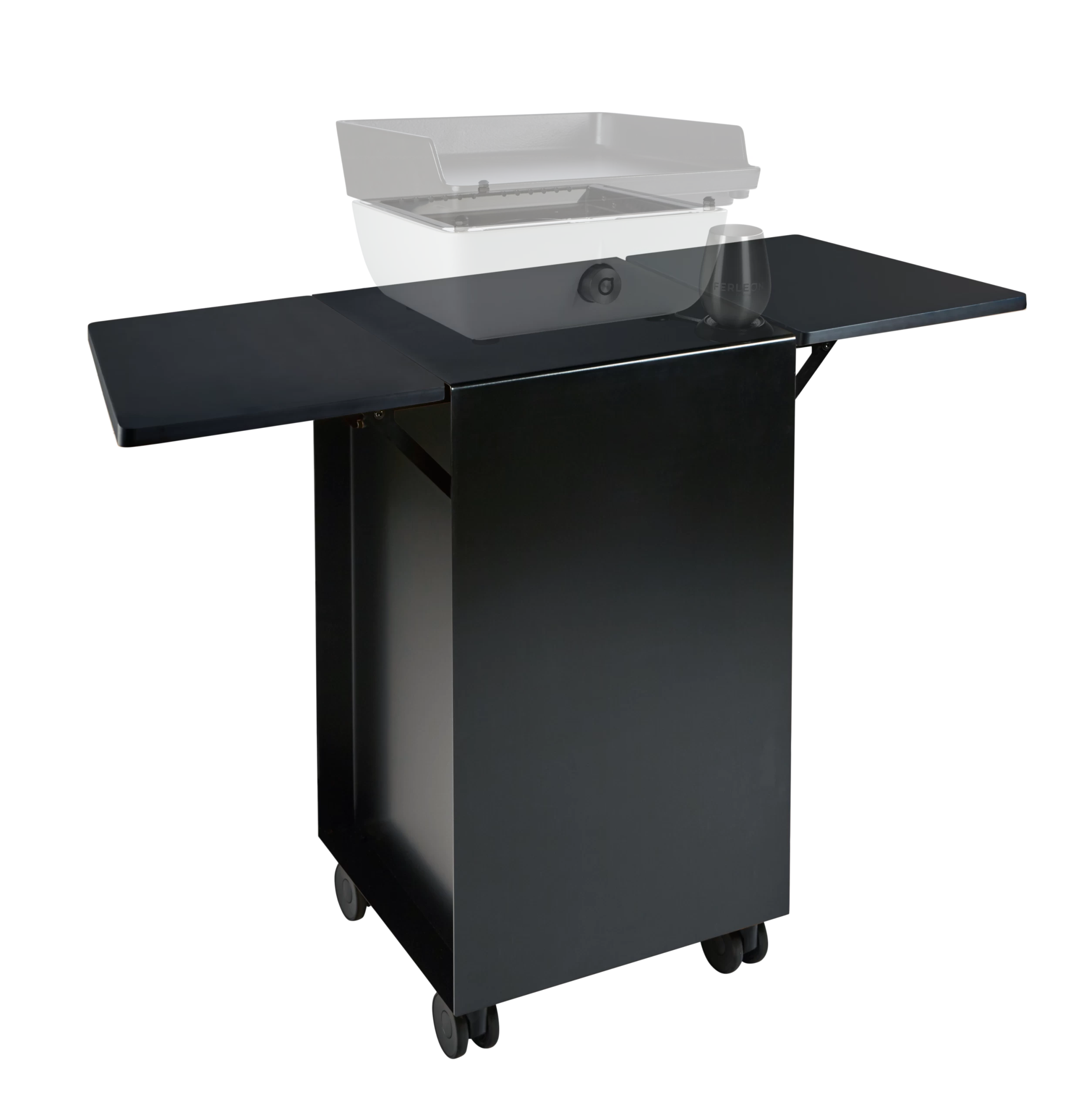 Grillwagen Ferleon PATIO, Inkl. Seitentisch Aus Trespa 1 Grillwagen Ferleon PATIO, Inkl. Seitentisch Aus Trespa