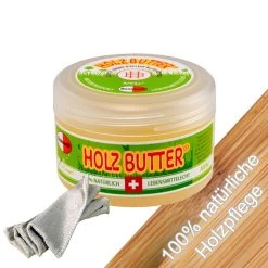 Holzbutter RENUWELL - Pflege Für Schneidebretter, Möbel Und Die Hände - 250g Dose - Made In SWISS