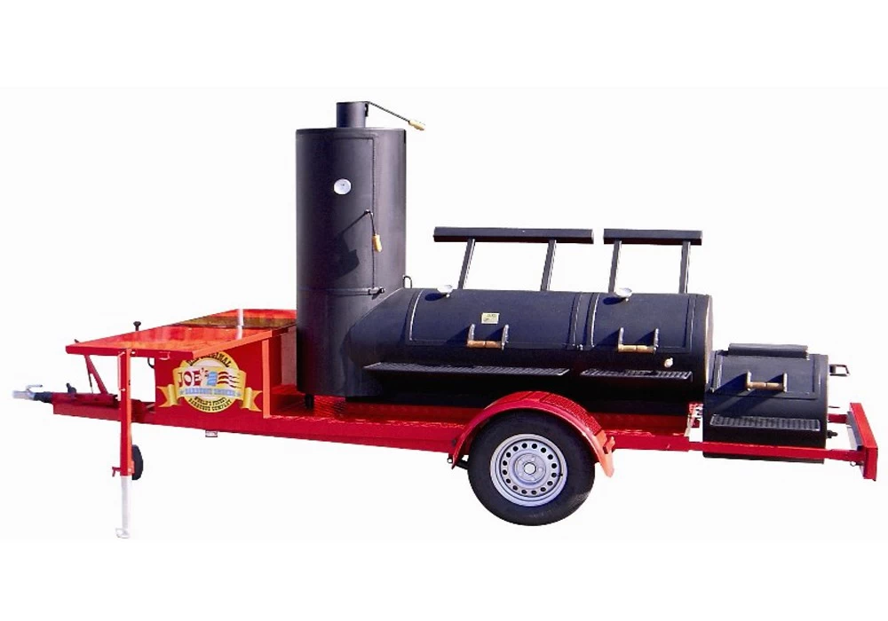 Joe's Barbeque 24" Extended Catering Smoker Trailer 1 Joe's Barbeque 24" Extended Catering Smoker Trailer