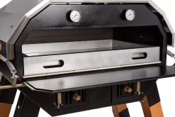 Der Merklinger 1200 Holzofen Standard -Warmes BBQ-Restaurant merklinger holzbackofen grill pizzaofen brotbackofen 1200 edelstahl braeter100x59 jpg