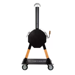 Der Merklinger 600 Holzofen Standard -Warmes BBQ-Restaurant merklinger holzbackofen grill pizzaofen brotbackofen 600 hinten jpg