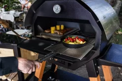 Der Merklinger 800 Holzofen Standard -Warmes BBQ-Restaurant merklinger holzbackofen grill pizzaofen brotbackofen 800 grillen2 jpg