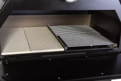 Der Merklinger 800 Holzofen Ohne Untergestell -Warmes BBQ-Restaurant merklinger holzbackofen grill pizzaofen brotbackofen 800 vorne schamottsteine grillrost zoom jpg