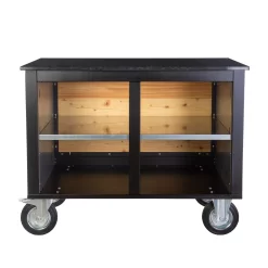 Der Merklinger Outdoor Modul "Otto" (offen M. Ablage) -Warmes BBQ-Restaurant merklinger holzbackofen grill pizzaofen brotbackofen mobiler seitentisch granit ablage jpg