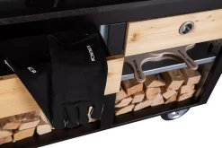 Der Merklinger Hitzeschutzhandschuhe -Warmes BBQ-Restaurant merklinger holzbackofen grill pizzaofen brotbackofen zubehoer handschuhe schwarz jpg