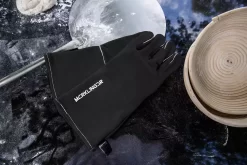 Der Merklinger Hitzeschutzhandschuhe -Warmes BBQ-Restaurant merklinger holzbackofen grill pizzaofen brotbackofen zubehoer motiv hitzehandschuhe schwarz jpg jpg
