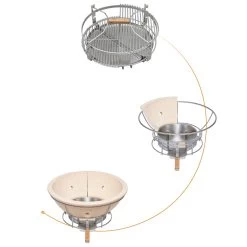 Monolith Classic Pro 2.0, Rot -Warmes BBQ-Restaurant monolith classic pro serie 2 0 grillsystem 9205872ea259c9851d069d305ea72817